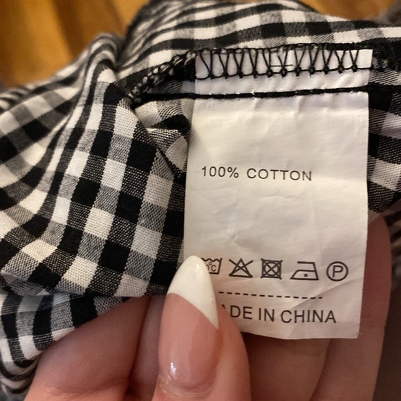 K.Zell Women’s Black and White Checkered Dress Size 2 - Picture 8 of 8